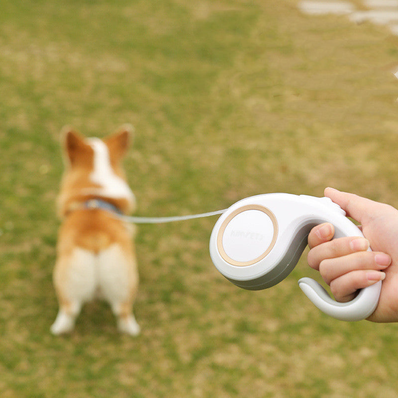 Automatic Retractable Pet Leash Durable Adjustable Walking Design
