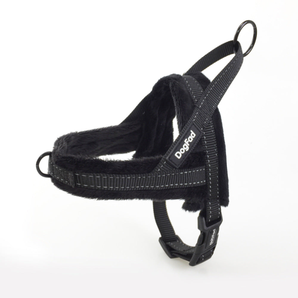Comfortable Lined Pet Chest Strap Harness With Leash