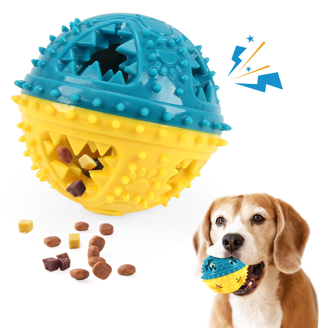 Interactive Pet Chew Ball Toy For Teeth Cleaning Training
