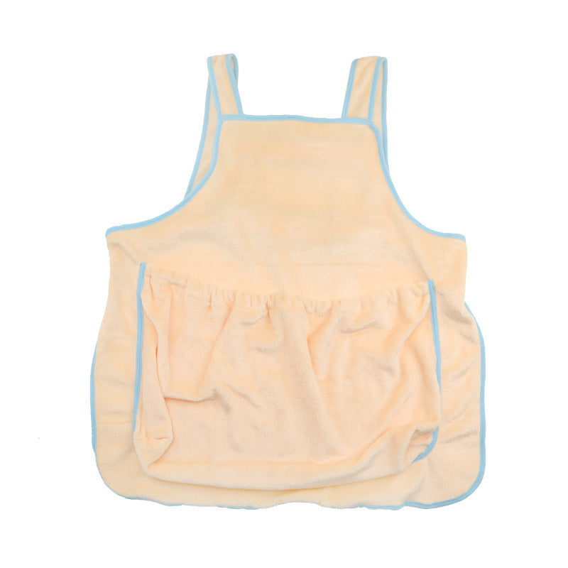 Pet Carrier Apron Outdoor Travel Hanging Chest Bag Plush Pouch