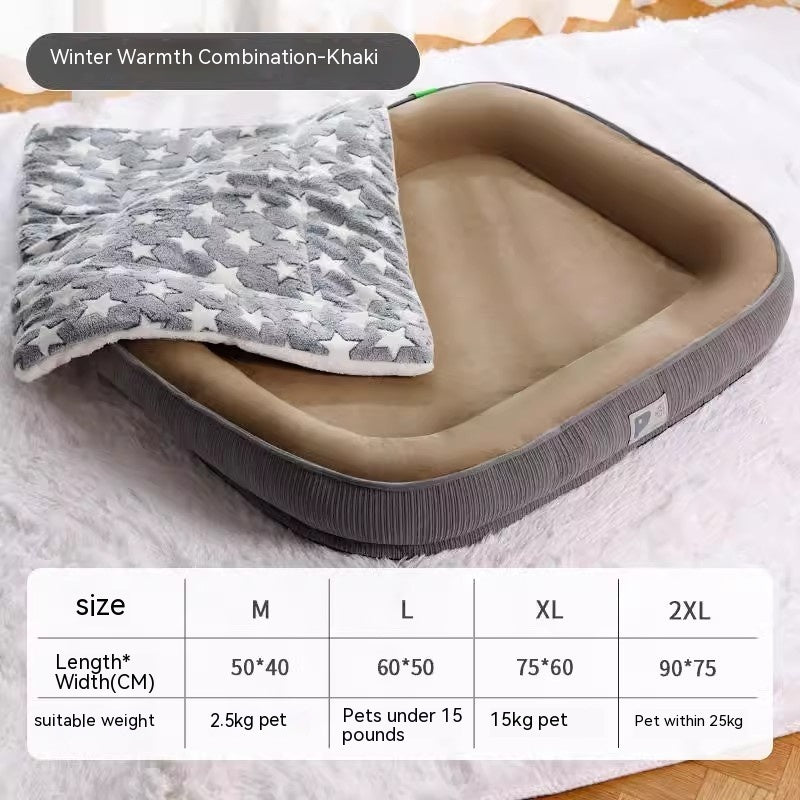 Home Winter Warm Pet Bed Soft Comfortable Sleeping Nest