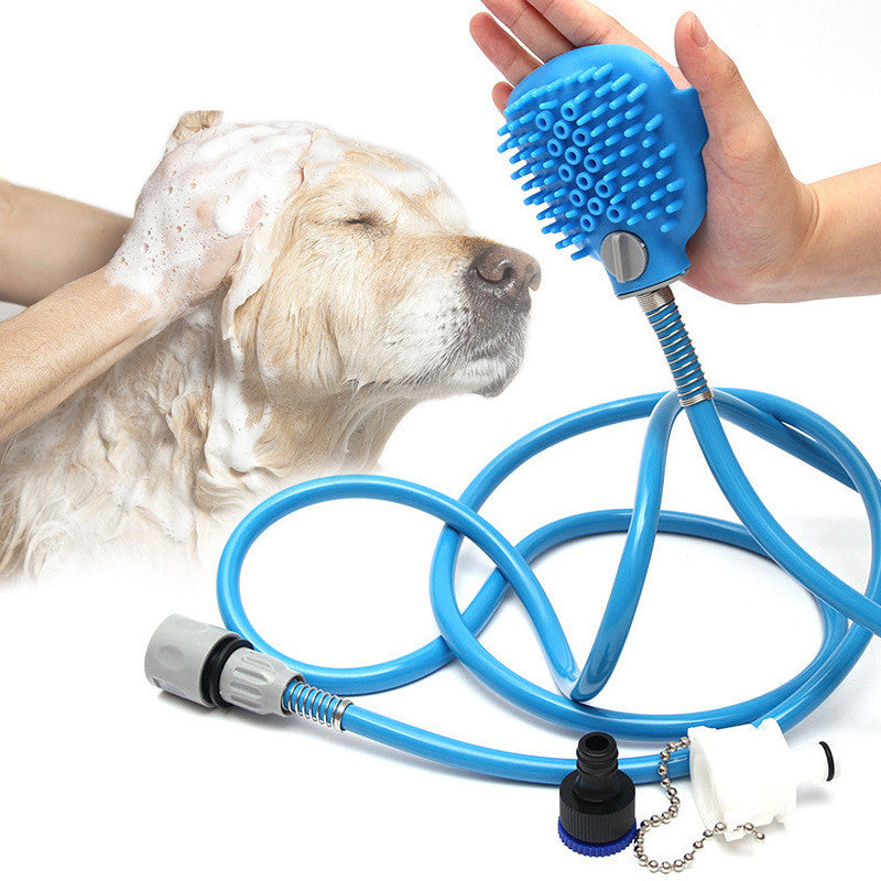 Outdoor Pet Bath Brush Grooming and Cleaning Tool