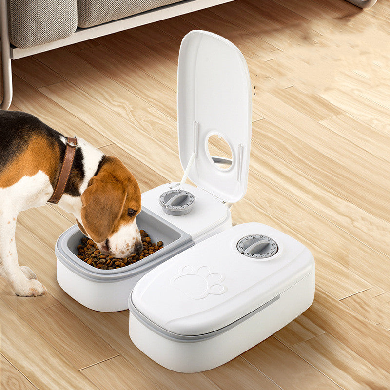 Smart Automatic Pet Feeder With Timer Stainless Steel Bowl